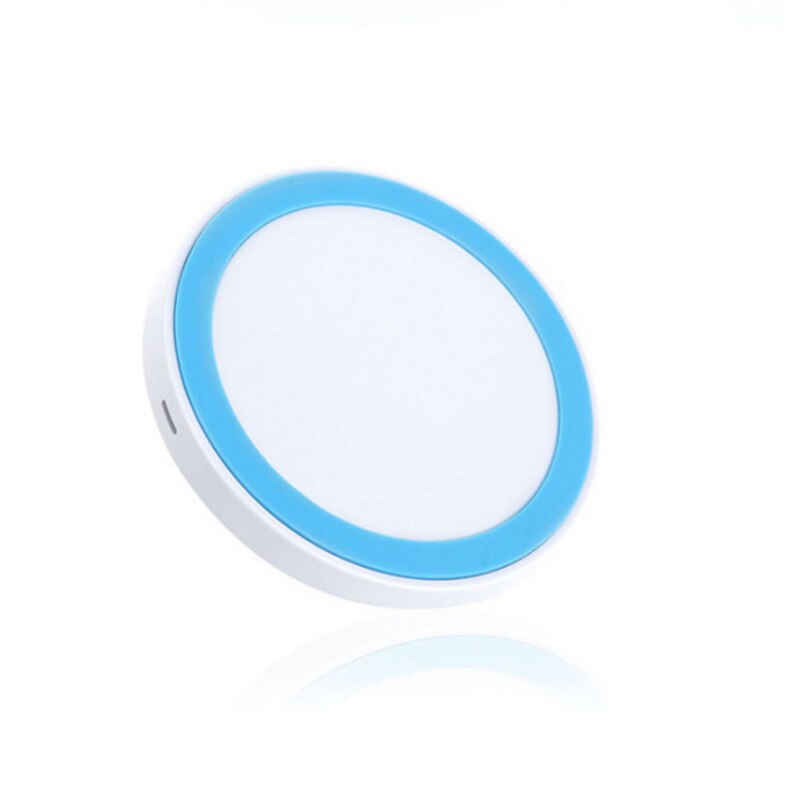 Qi Wireless Charger Fast Charging Cradle For Samsung IPhone Universal Phone Charger Ultra-thin Charger Plate Pad 9 Colors TXTB1