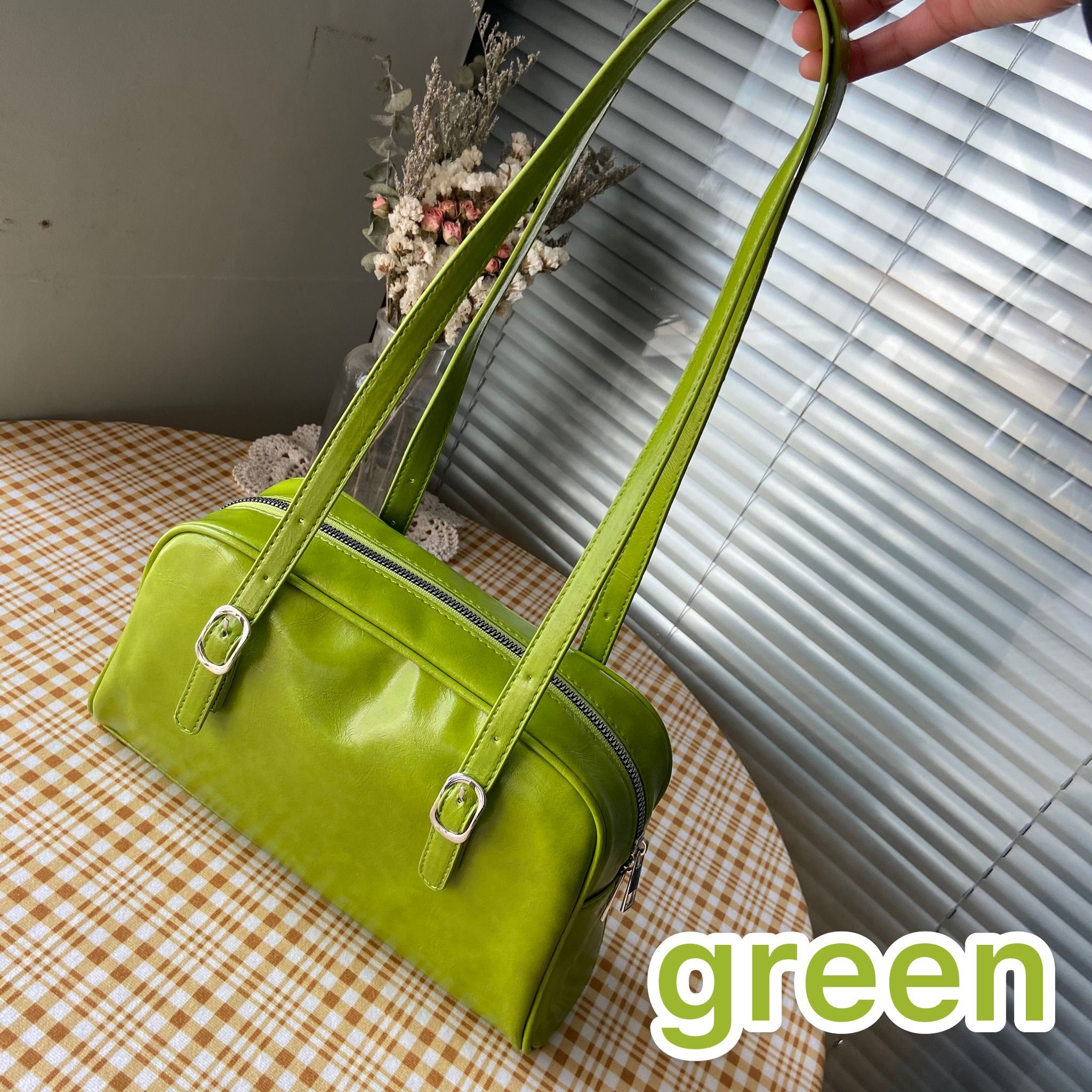 Mode Vrouwen Groene Grote Schoudertassen Pu Leer Vrouwelijke Portemonnee Handtassen Grote Capaciteit Dames Dagelijkse Kleine Casual Tote Bolso Mujer: green