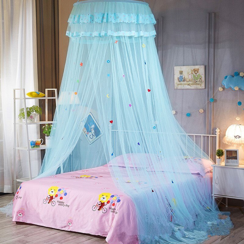 Suspendus enfants bébé literie dôme lit baldaquin coton moustiquaire couvre-lit rideau pour bébé enfants lecture jouant décor à la maison: 05