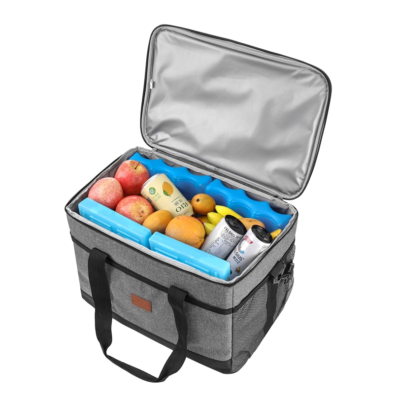 33L Geïsoleerde Thermische Koeler Lunchbox Tas Voor Werk Picknick Zak Auto Ice Pack Bolsa Termica Loncheras Para Mujer voor Toerisme