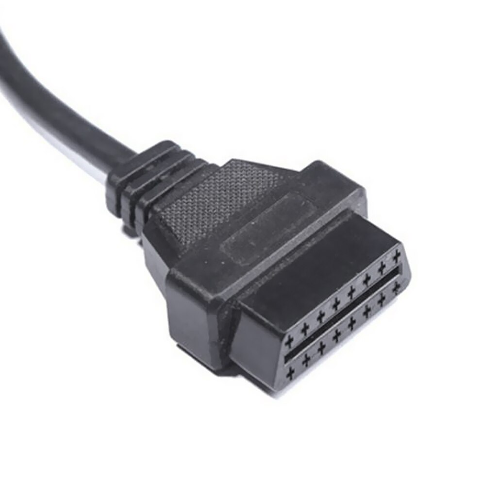 16 Pin OBD 2 OBD II Auto Car Diagnostic Adapter Connector Cable 30cm