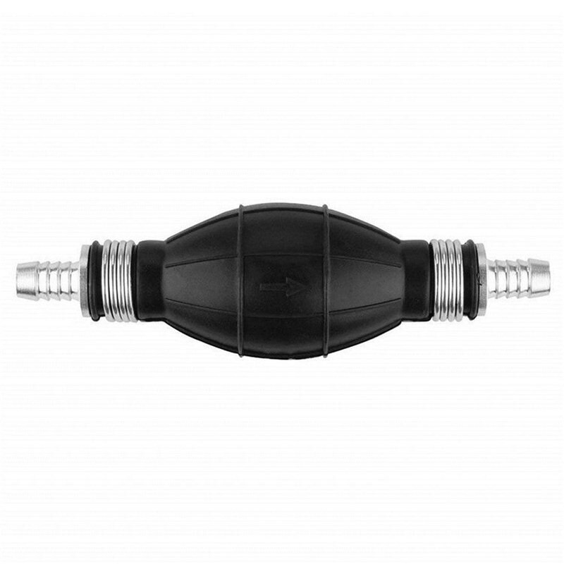 1 st gummi aluminium bränslepump 6mm 8mm 10mm 12mm hand bränslepump linje hand primer glödlampa för bilbåt marin utombordare