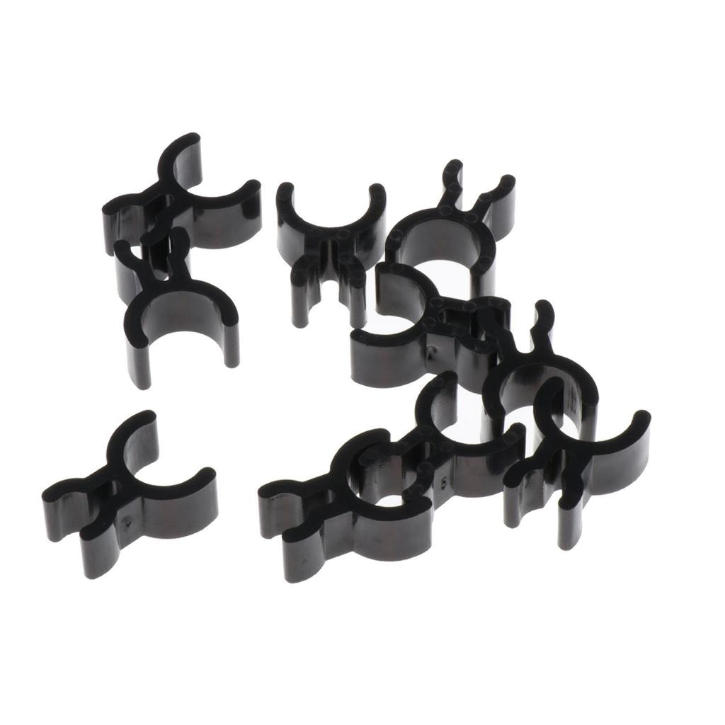 10 stücke Französisch Horn Bleistift Clips Trompete Stift Clip Halter Schwarz 2,5X1,2 cm