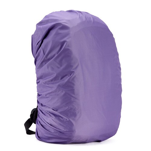 Plecak Anti-theft pokrowiec przeciwdeszczowy Outdoor wspinaczka przenośna wodoodporna obudowa na kemping, wyprawę, rower szkolne zestawy podróżne: Purple / 30-40l