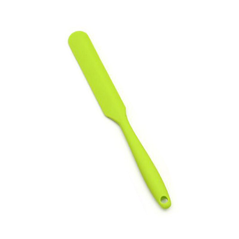 Long Handle Silicone Spatula Cake Cream Mixer Baking Dough Scrapers Confectionery Tools Kitchen Accessories: green