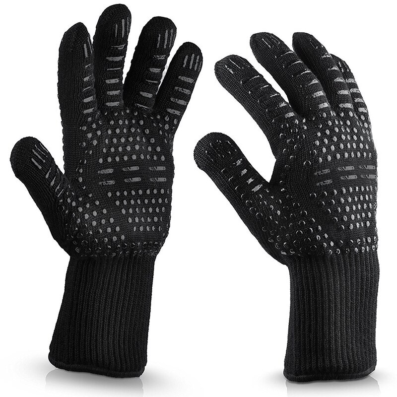 Gant en aluminium multicolore résistant à la chaleur | Gants de cuisson de Barbecue, Gants de cuisine pour four à micro-ondes, mitte pour accessoires de BBQ 1 pièce: One hand-Style 01