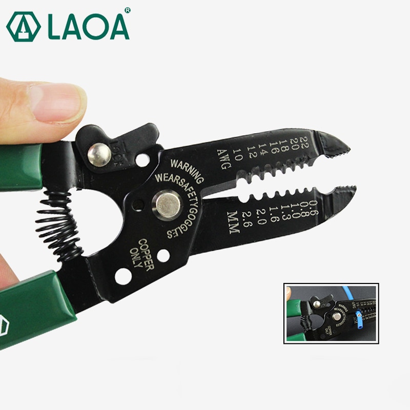 Laoa multifunktionel wire afisoleringstang elektriker tang nåletang