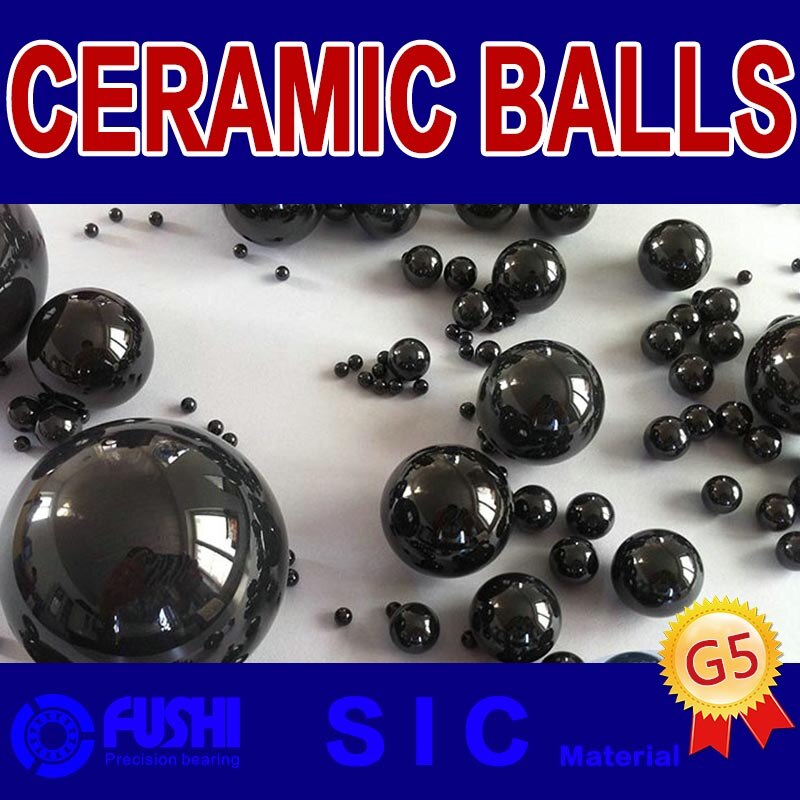 Sic keraamiset pallot 1.588 2.381 3 3.175 3.969 4 4.763 5 5.953 6 ( 10 pc)  piikarbidi  g5 tarkkuuspallo