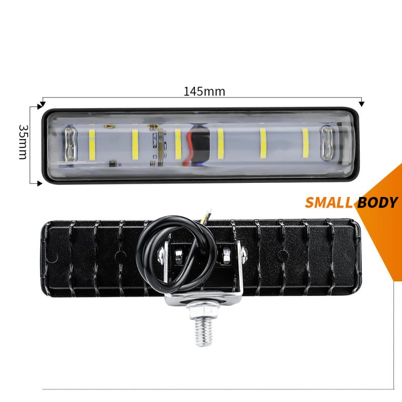 LED Headlights 12-60V 6500k For Auto Motorcycle Truck Boat Tractor Trailer Offroad Work Light 18W LED Work Light Projector Car
