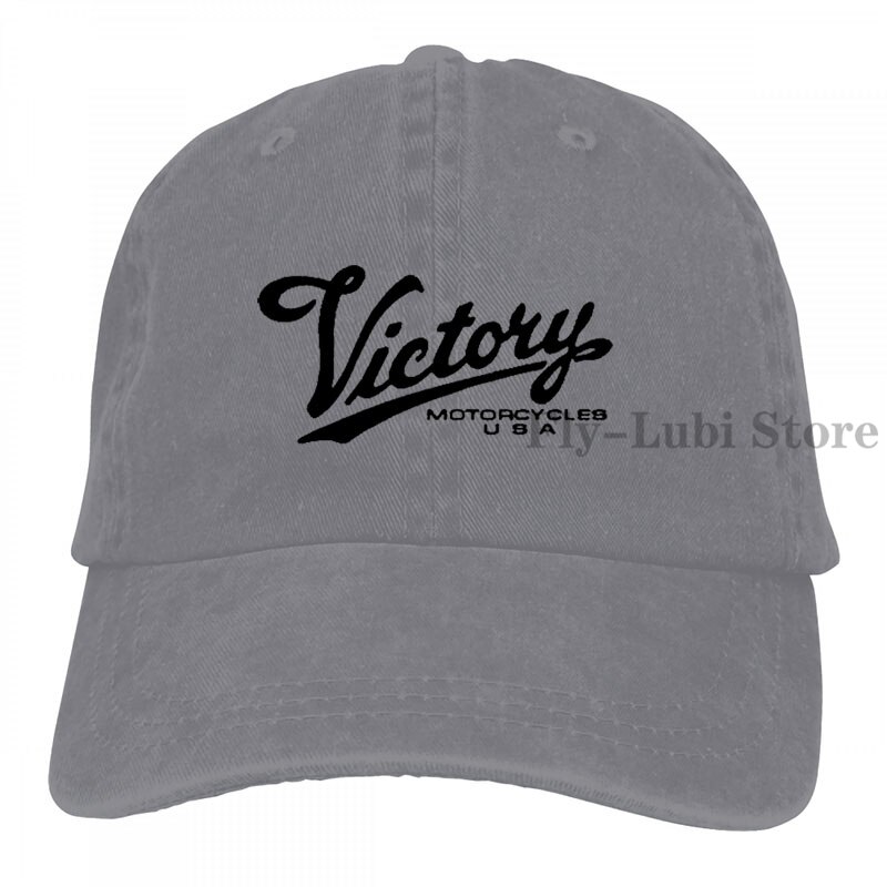 Victory Motorcycles Usa Baseball cap men women Trucker Hats adjustable cap: 2-Gray