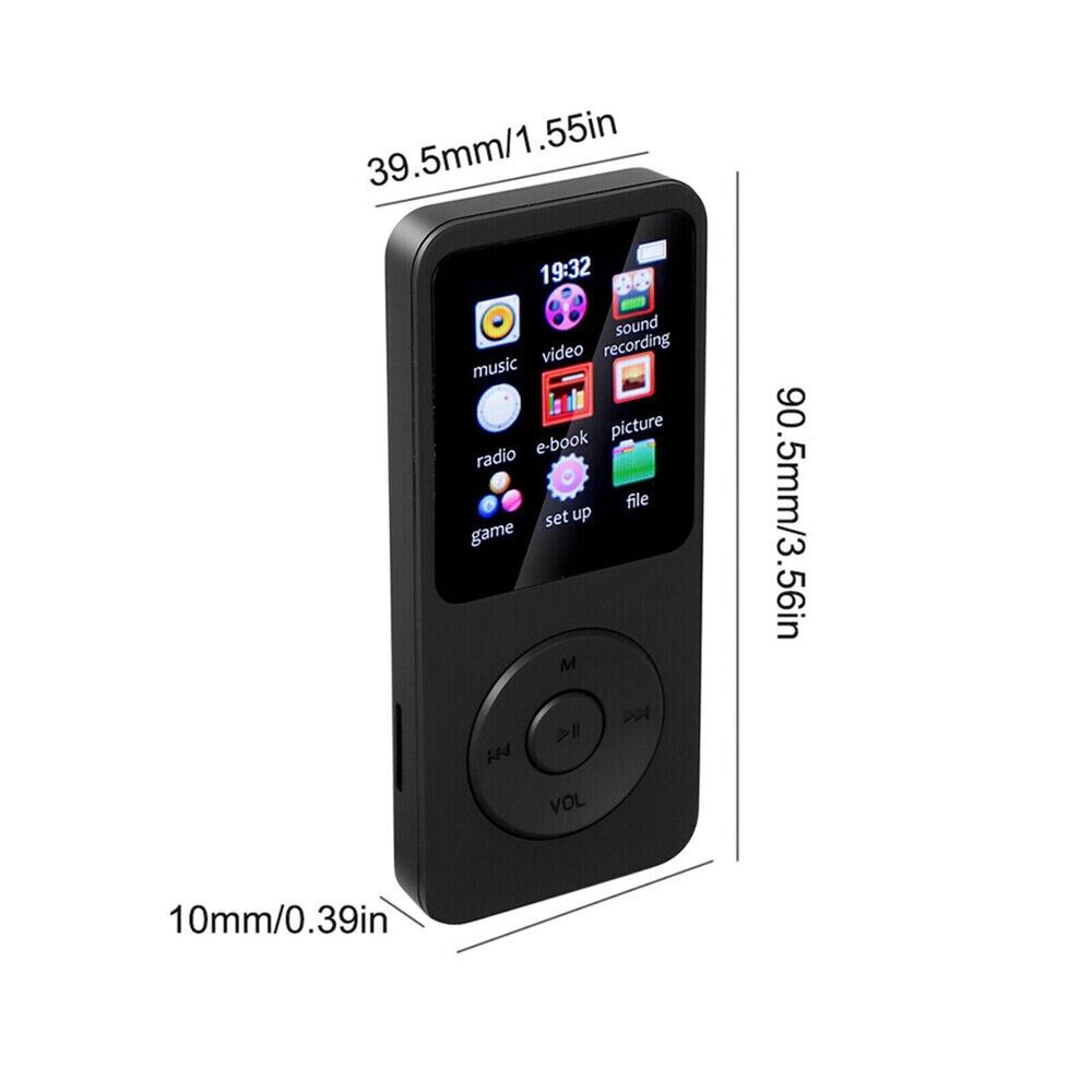 Bezstratny odtwarzacz muzyczny Bluetooth MP4 MP3 Wyświetlacz TFT LCD Walkman Obsługa e-booków Karta TF Rejestrator audio Bezstratny dźwięk Odtwarzacz MP3
