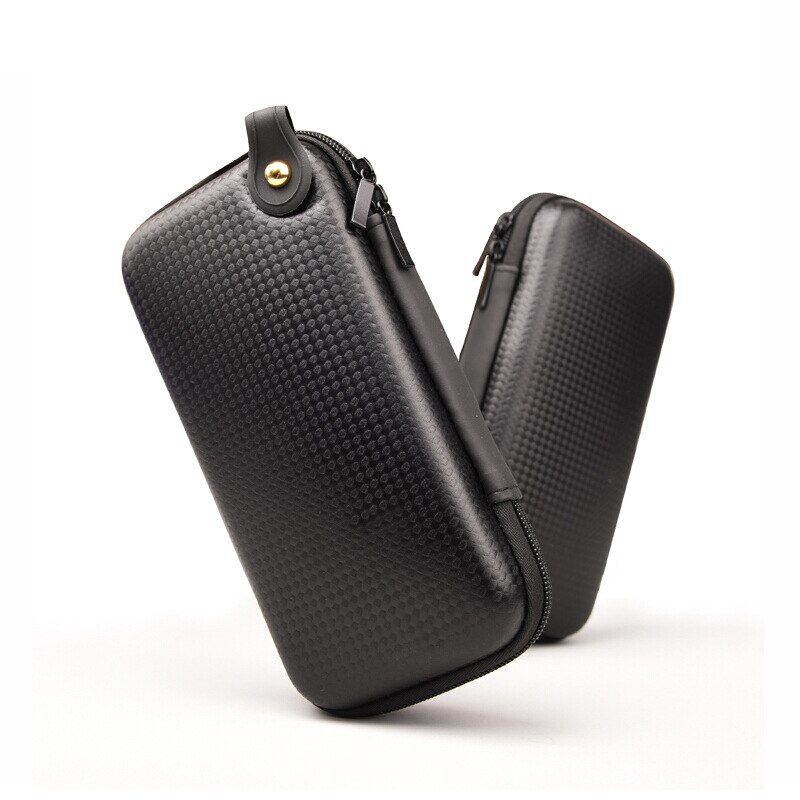 Øretelefonveske bærbar hodesettboks reiseoppbevaringsveske hodetelefonveske bæreveske hodetelefonpakke