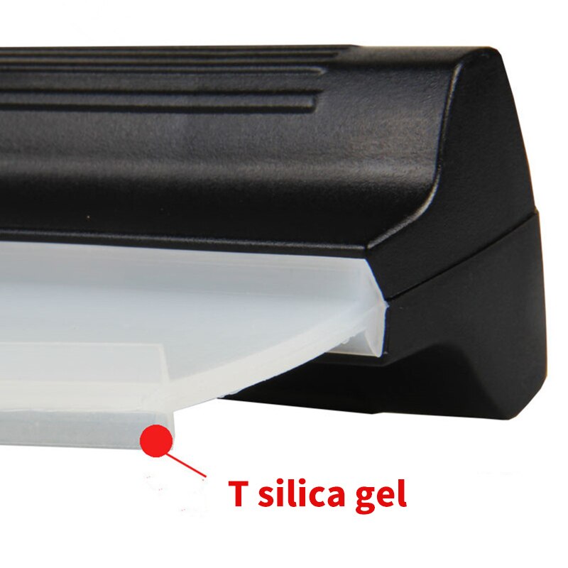Soft Silicone Windshield Scraper T-Shaped Blade With Humanized Handle Soft Silicone Dewatering Scraper