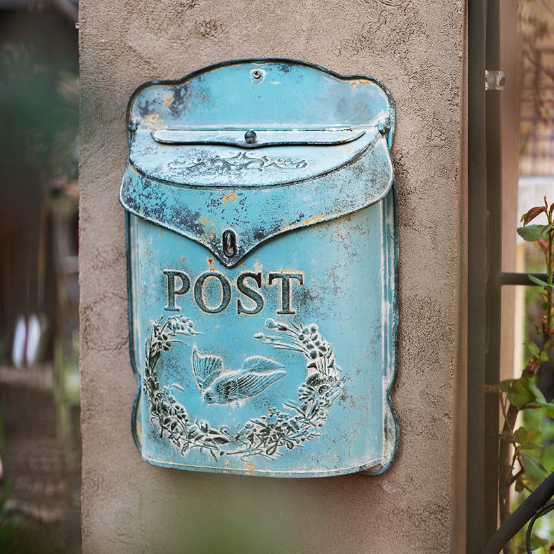 outdoor metal rustic mailbox post designs
