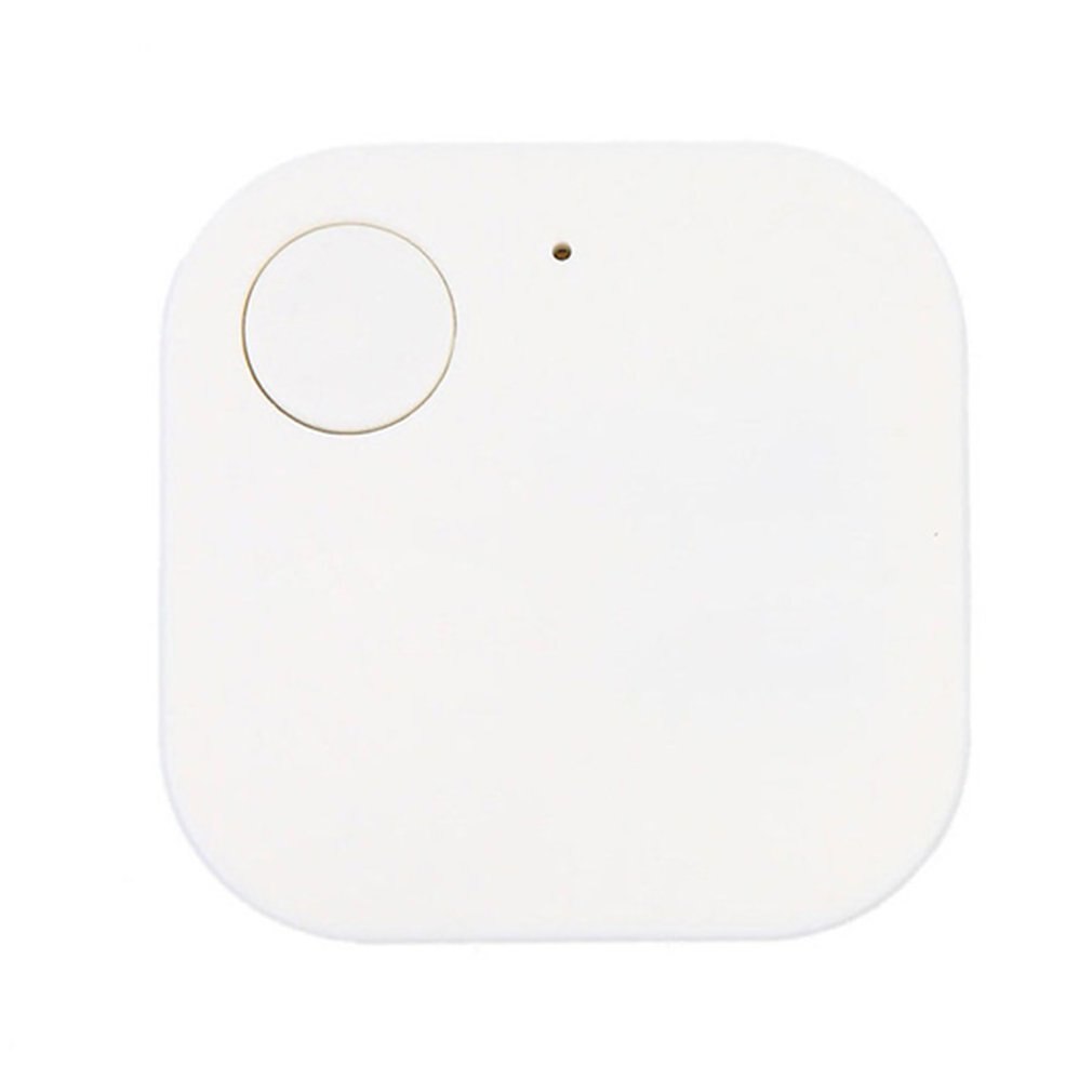 Quad-Square Wireless Anti-Lost Device Tracker Locator Object-Seeker Tracker Two-Way Alarm Anti-Lost Device: White