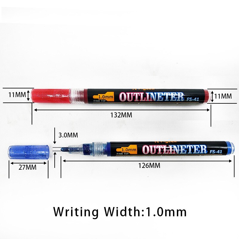 Double Line Outline Pens Doodle Outline Markers Pens Highlighter for Art, Drawing, Greeting Cards, Craft Projects, Posters