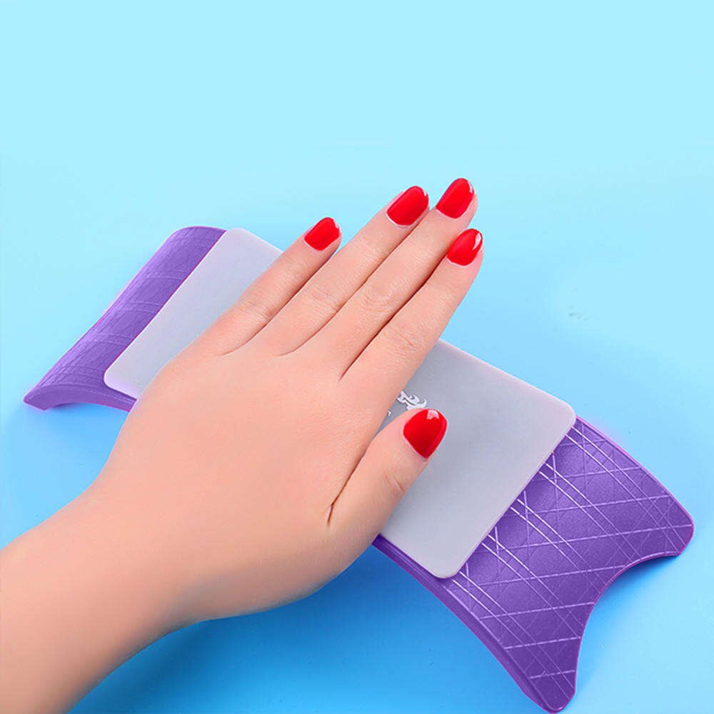 6 colores mano suave descansa Lavable a mano almohada soporte brazo descansa uñas manicura del arte cojín para las manos