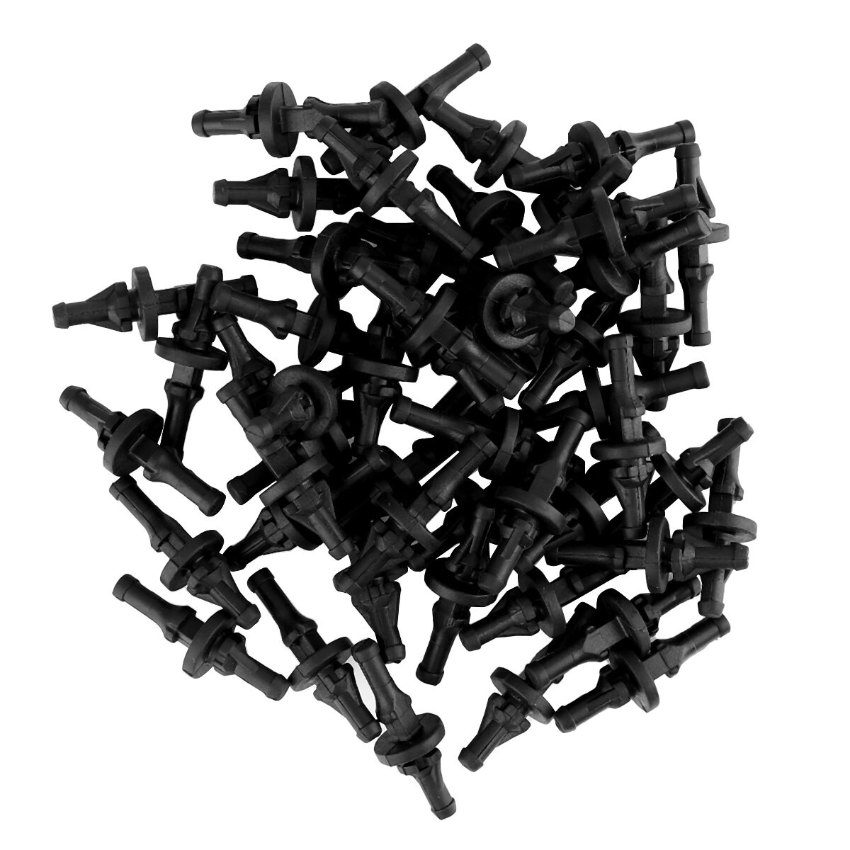 50Pcs Computer CPU Fan Mounting Screws Anti Vibration PC Case Fan Fixed Pin Rivet Hardware Noise Absorbtion Rubber Fasteners Kit