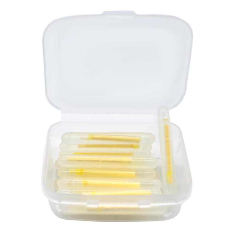 15 stk /50 stk natfiskeri selvlysende flyder fluorescerende lys sticks glød stick fisk tilbehør fiskegrej værktøj 4.5 x 37/3 x 25mm