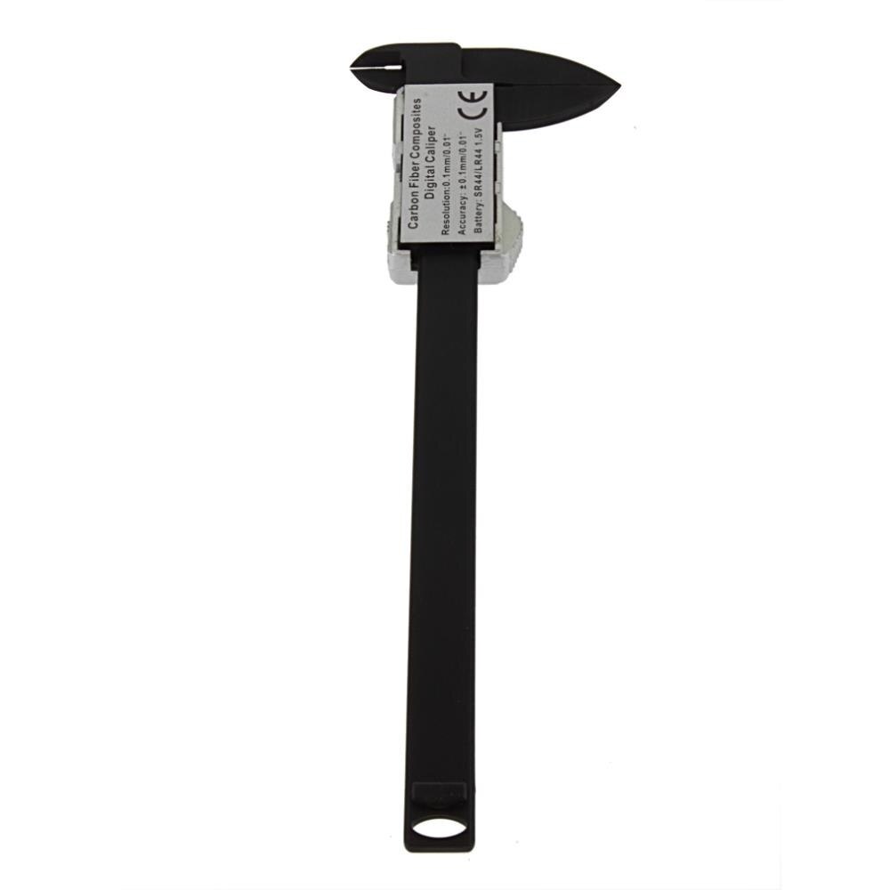 Measuring Tool Stainless Steel Digital 6 "150mm Messschieber paquimetro measuring instrument Vernier Calipers: Plastic Black