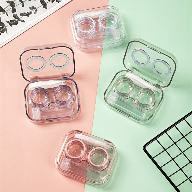 EYESHARE Portable Transparent Lazy Contact Lenses Colored Lens Partner