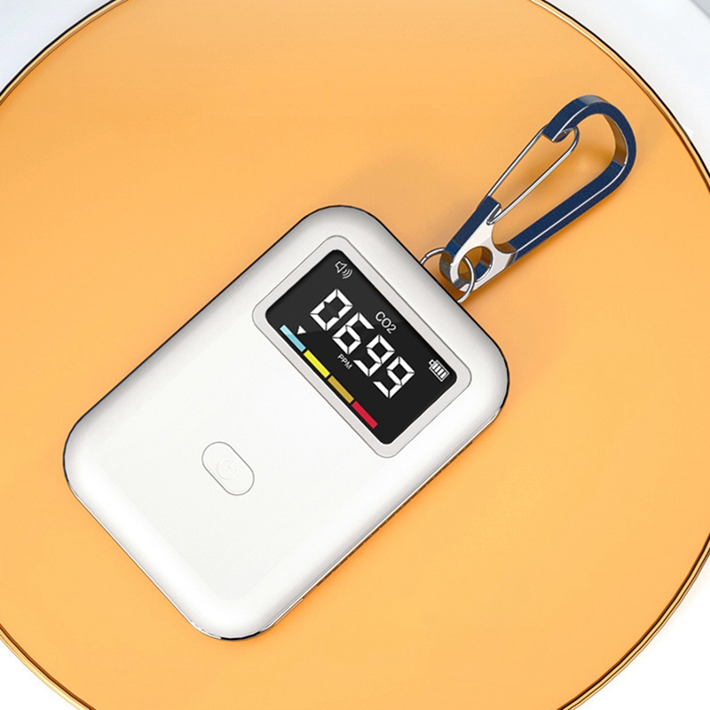 Mini Indoor Carbon Dioxide Concentration Detector Portable Air Monitoring CO2 Detector