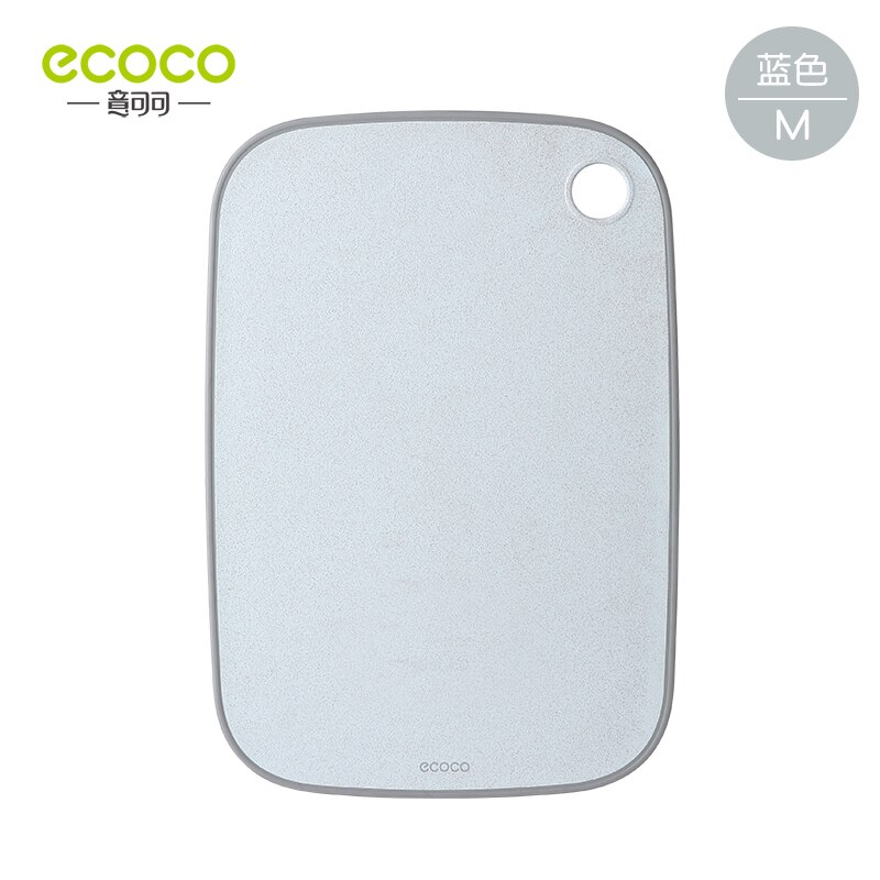 ECOCO Kitchen Chopping Blocks Food Cutting Board Not Moldy Classification Outdoors Camping Vegetable Fruits Meats Bread Cutting: Medium Blue