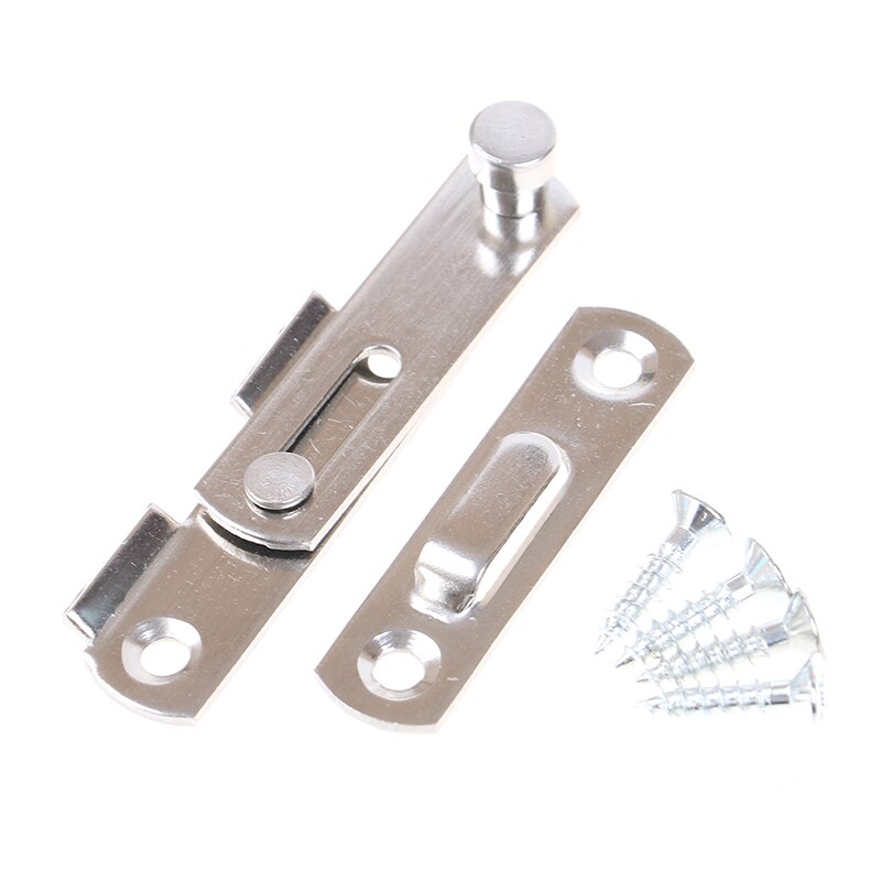 Stainless Steel Guard Latch Bolt With Screws Sliding Window Door Lock Handle Door Latch Home Safety Chain Door Home