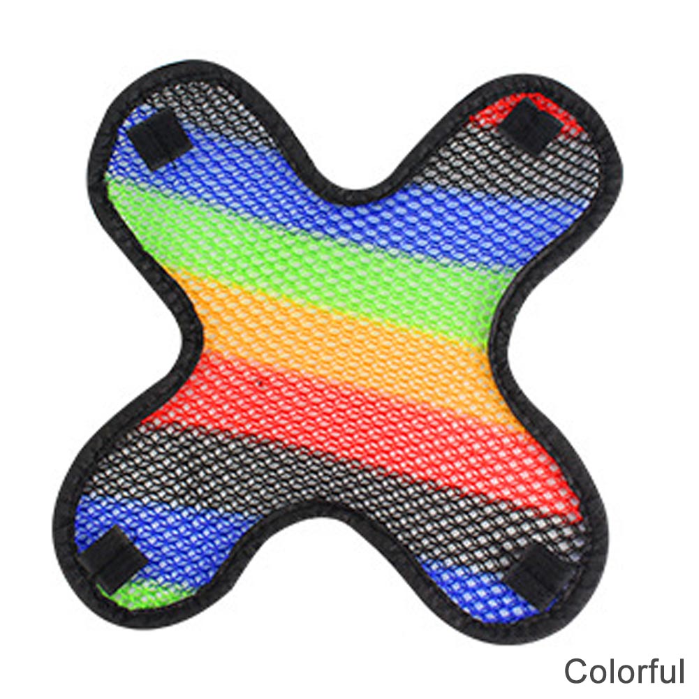 4 Colors Motorcycle Vehicle Helmet Padding Motorcycle Safety Protection Hat Cap Inner 3D Air Mesh Microfiber Helmet Cooling Pad: Silver