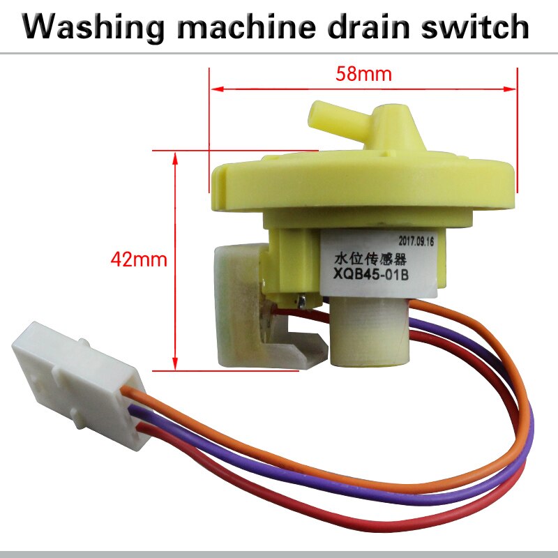 Washing machine water level switch XQB45-01B washing machine with line water level sensor water level switch
