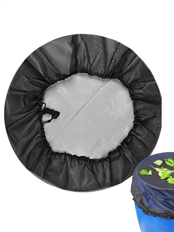 Regenwatercollector Netto Cover Verstelbaar Trekkoord Wateremmer Filter Net Anti-insecten Tuin Regenwaternet Tuinbenodigdheden