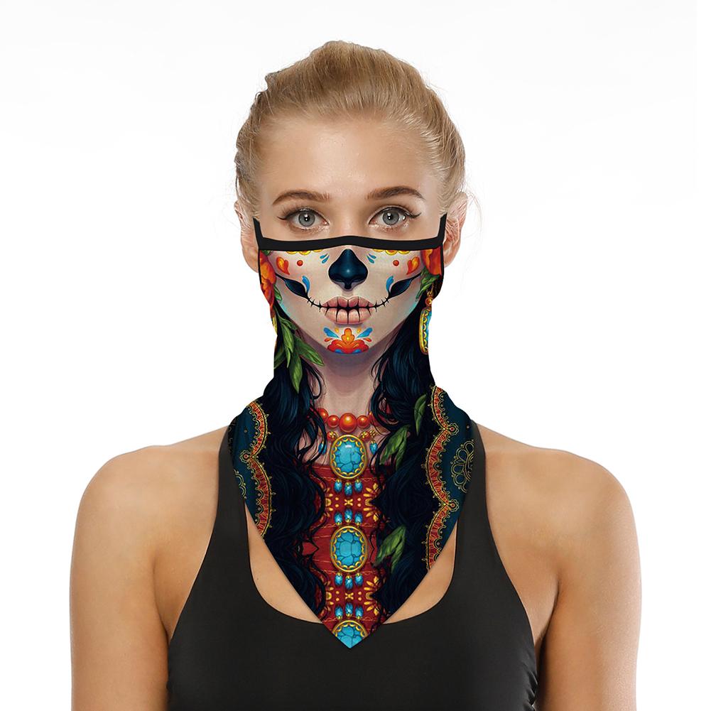 magique Bandana visage écharpe pendaison oreille visage couverture UV Protection antipoussière cyclisme randonnée chapeaux masque pêche écharpes 1PC
