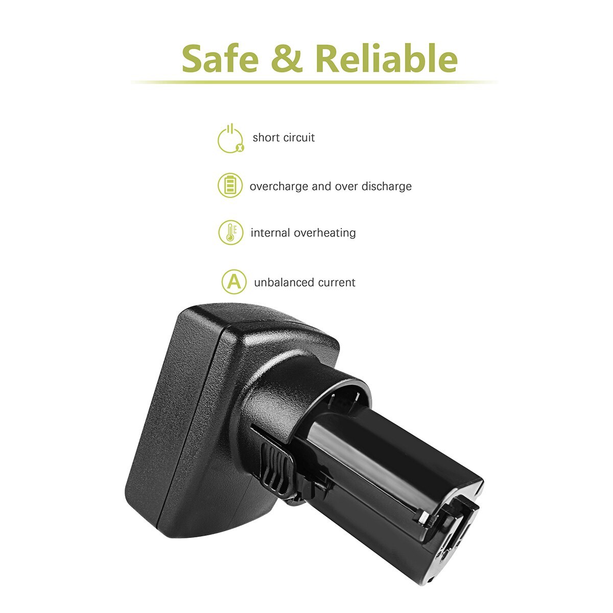 Bonacell til makita  bl1013 10.8v/12v li-ion batteri  bl1014 bl 1013 bl 1014 lct 203w 194550-6 194551-4 195332-9 df030d uh200d