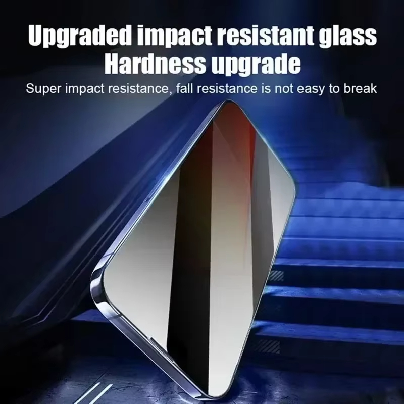 5 Stücke Oleophobe Beschichtung Staubfreie Installation Privatsphäre Displayschutzfolie Für iPhone 16 13 11 12 14 15 Pro Max XS X XR 16e Glas