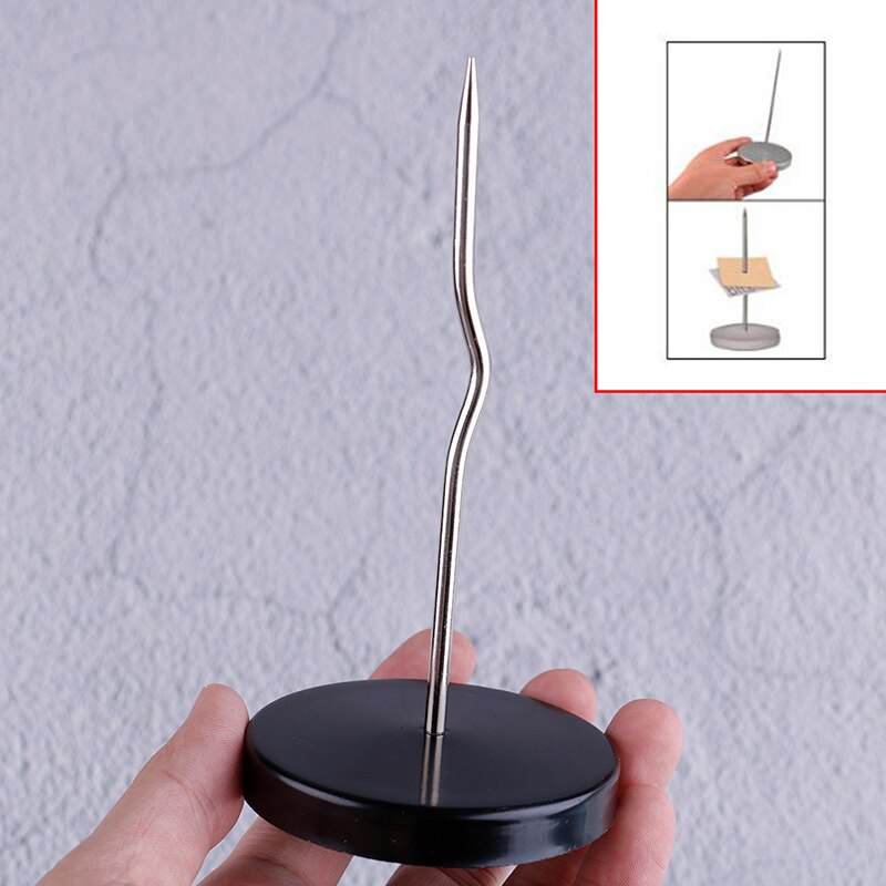 Stainless Steel Straight Rod Paper Memo Holder Bill Fork Fork For Receipt Receipt Note Spike Stick Kitchen Accessories Tools