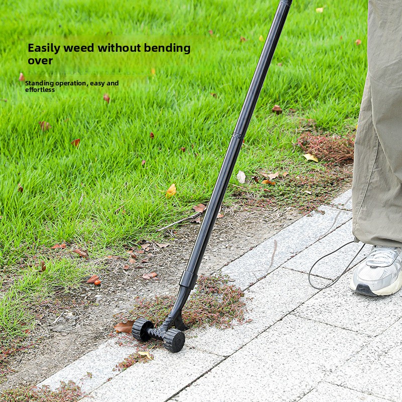 Onkruidroller, onkruidhaak waarmee je niet hoeft te bukken, snel onkruidverwijderingsgereedschap voor de tuin, grondlosmakend en onkruidverwijderend apparaat