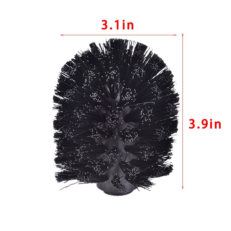 Universal Toilet Brush Head Replacement Plastic Brush Head WC Clean Accessory: Default Title