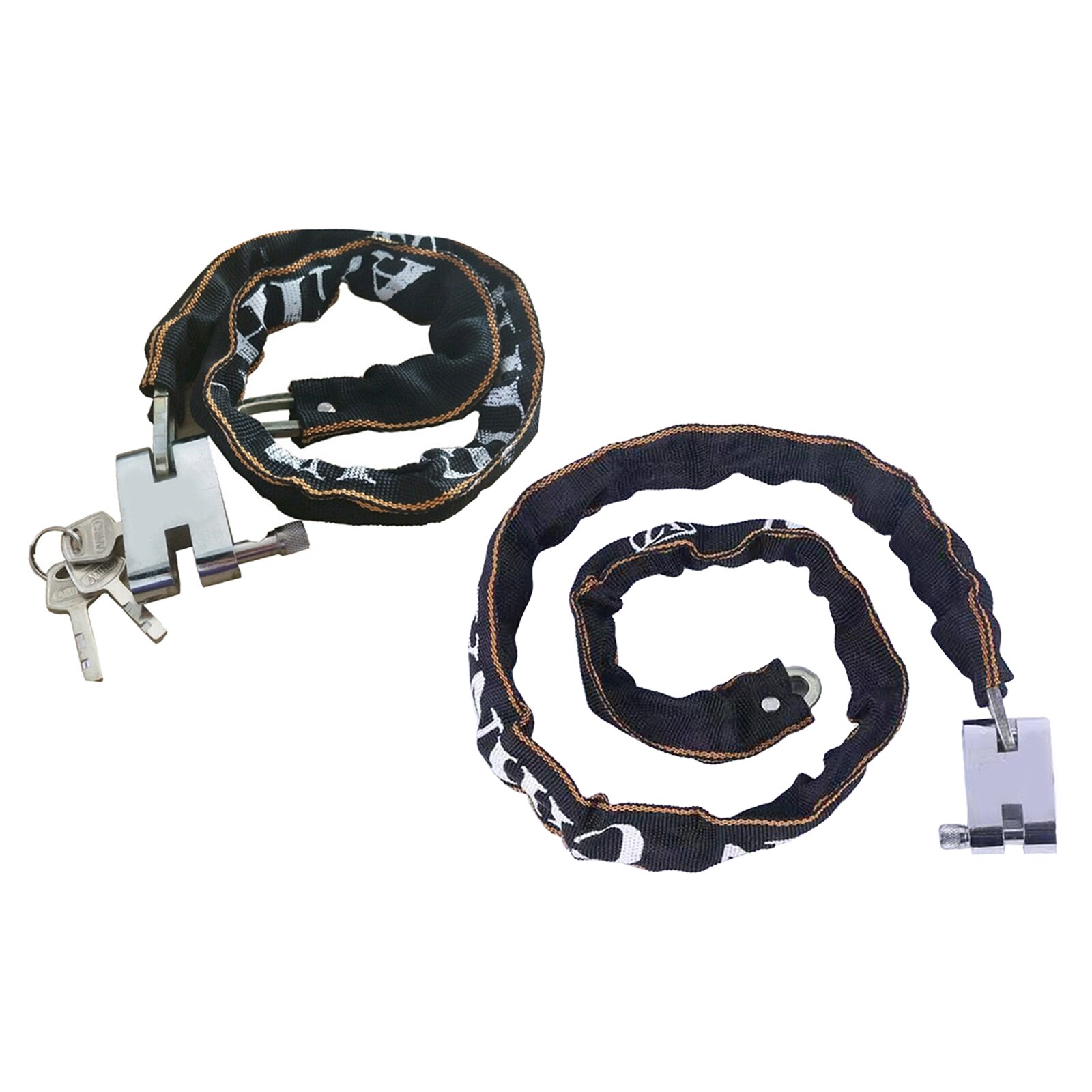 80/110cm Anti-Theft Bike Chain Lock Anti-Cut Steel Security Locks for Gate Fence