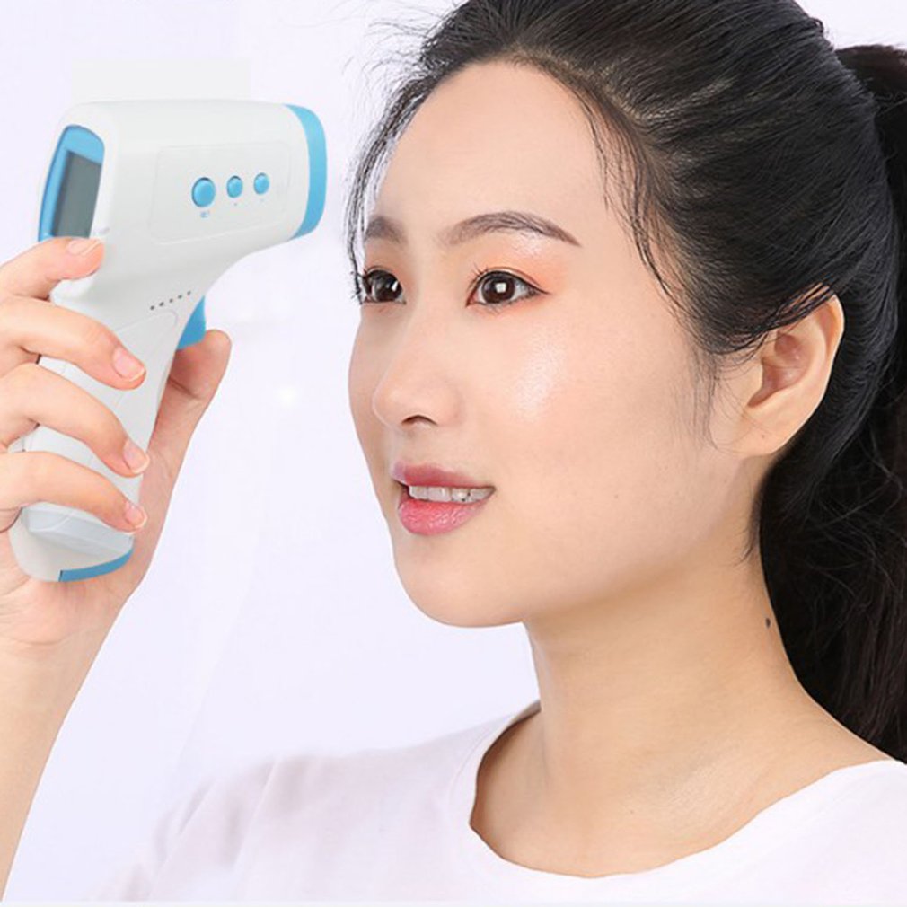 Non-contact Infrared Temperature Sensor, Forehead Thermometer, Smart Sensor, Automatic Body Temperature Read LED Display Digital