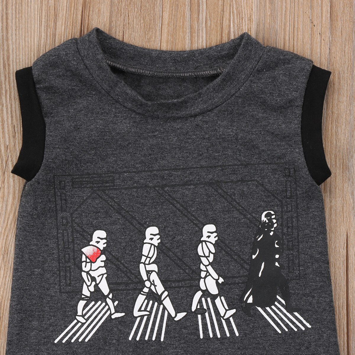 Gray Summer Cotton Infant Kids Baby Boy Girl Romper Sleeveless Cotton Jumpsuit Outfit Sunsuit Clothes