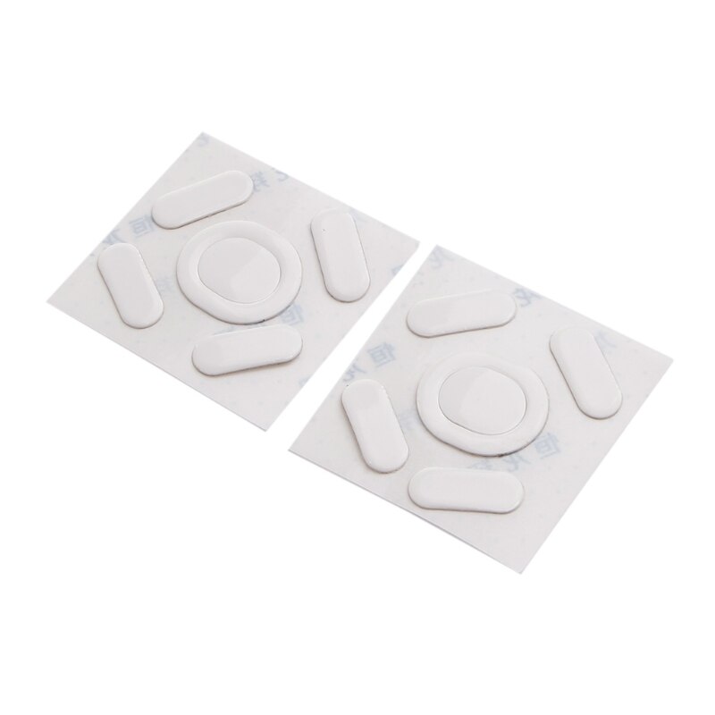 2- pack professional mouse skate stickers, mouse feet pad, glides, rounded curve edge replacement for logitech  g102 mouse