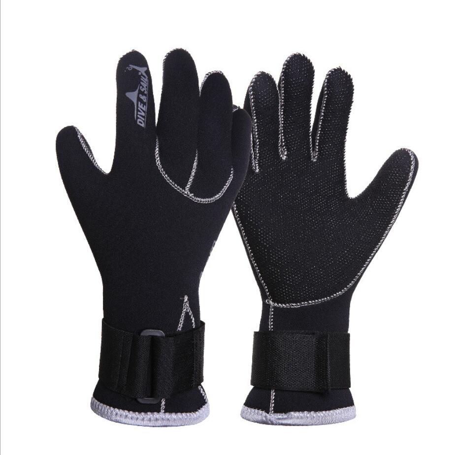 3mm dykhandskar av neopren dykhandskar badhandskar snorklingsutrustning anti-rep håll varm våtdräkt material vinter simma spjutfiske