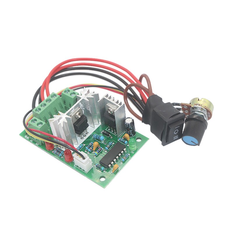 CCM2 10-30V Dc Motor Speed Controller Omkeerbare Schakelaar 120W Pwm Verstelbare Motor Speed Regulator