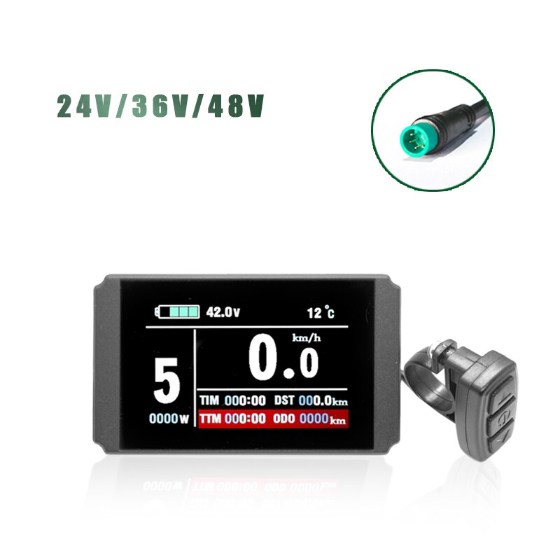 Kt Ebike Lcd Led Display Kuteng 24V 36V 48V Lcd3 Lcd8h Led 880 LCD7 Elektrische Fiets display Voor Elektrische Fiets Kit