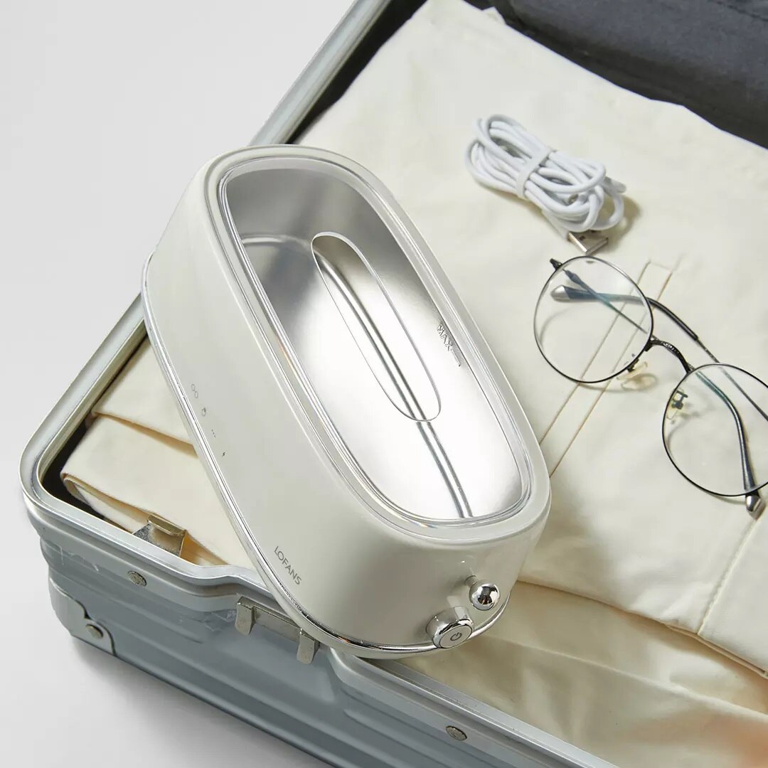 Lofans C3 Ultrasonic Cleaning Machine Portable High Frequency Vibration Cleaning Machine Jewelry Glasses Watch Cleaning