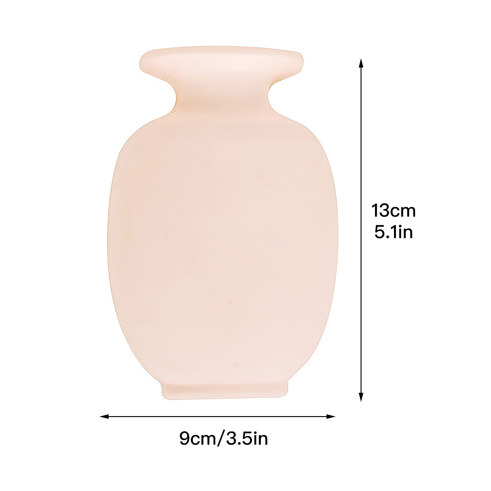 Wall Hanging Flower Vase Flower Arrangement Flower Pot Suction Cup Vases Sticker Seamless Pot Living Room Decoration Home Decor: Light Pink