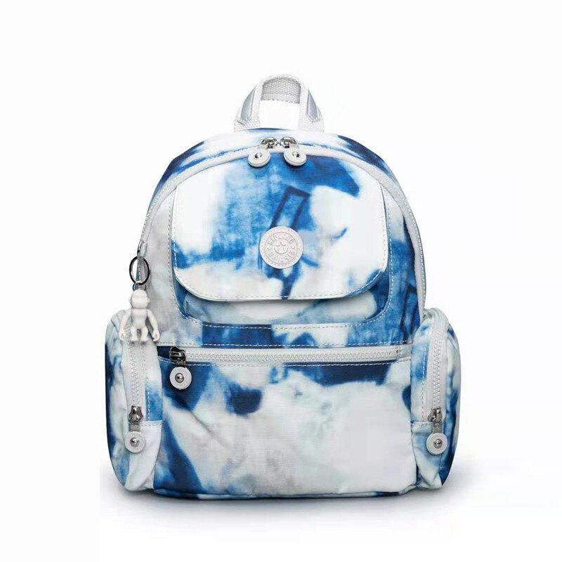 Mochila informal para mujer, bolso de hombro con asa, correa de hombro, multicompartimiento, resistente, antirrobo: Blue