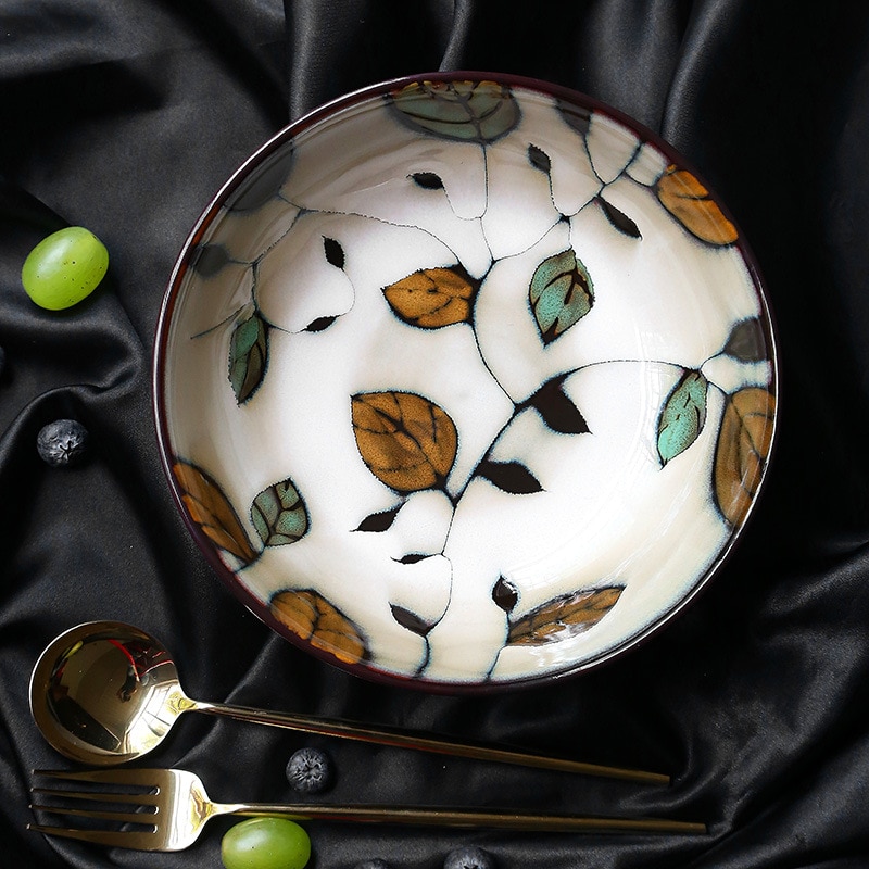 Direct Japanse keramische servies hand beschilderd porselein noedels rijstkom thuis slakom creatieve instant noedels fruitschaal