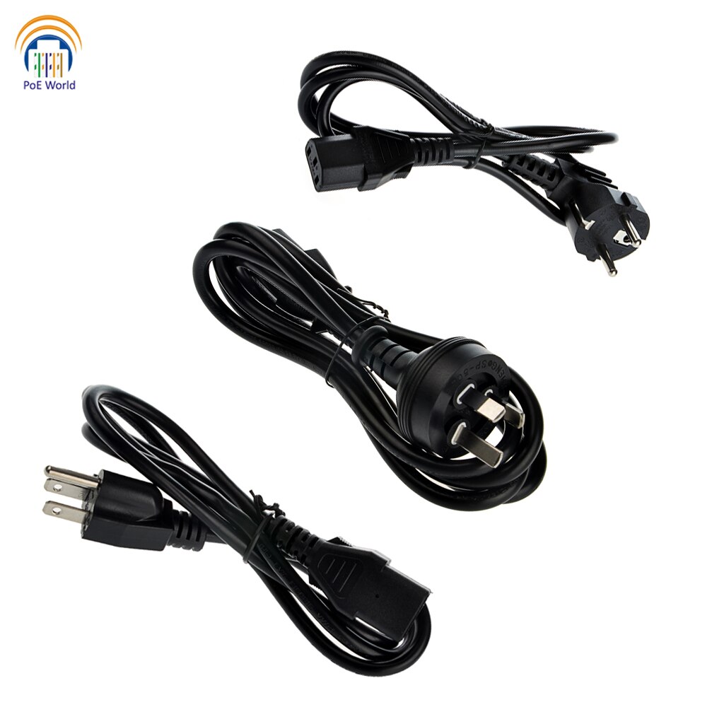 Mid-span multi port Passive POE injector for 8 CCTV cameras with 24V60W power adapter 10/100 data speed