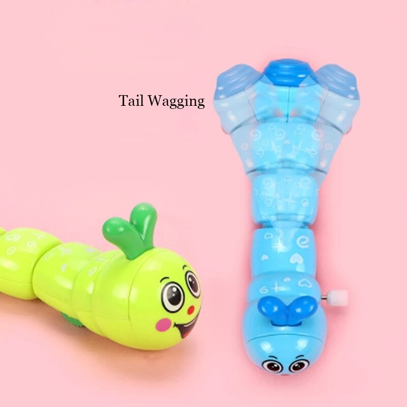 1pcs Cartoon Cute Clockwork Toy Clockwork Hair Bug Can Run Chick Animal Winding Puzzle Fun Baby Toy Educational Birthday